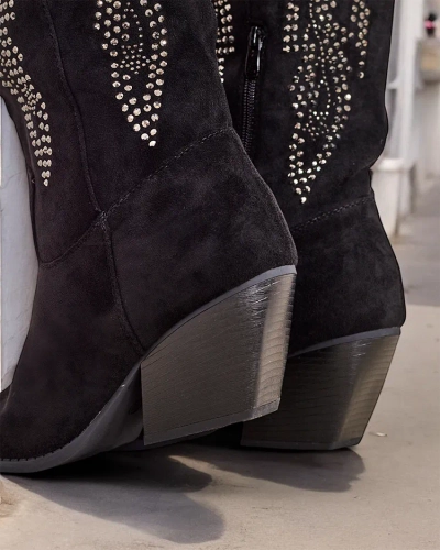 Royalfashion Ladies cowboy boots with a heel Kokoko