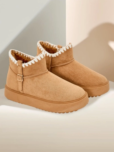 Royalfashion Short women's snow boot style boots Ewioz