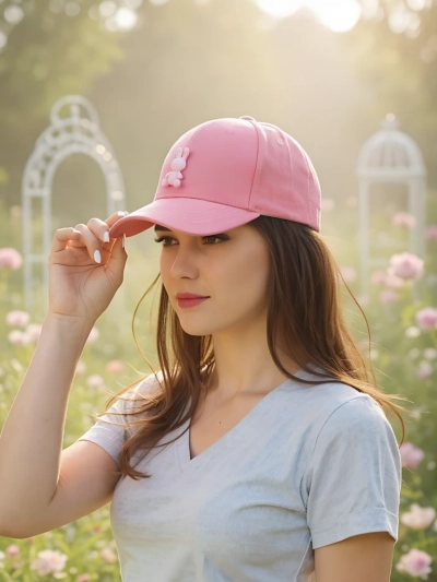 Royalfashion Кепка с козырьком и нашивкой Bunny Chic