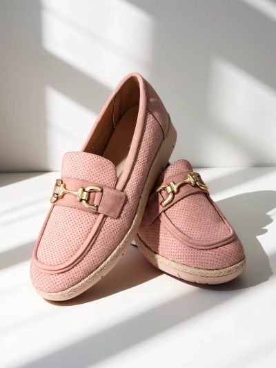 Royalfashion Women's flats with a decorative detail on the toe