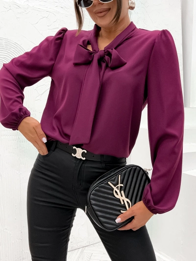Женская блузка Royalfashion с бантом