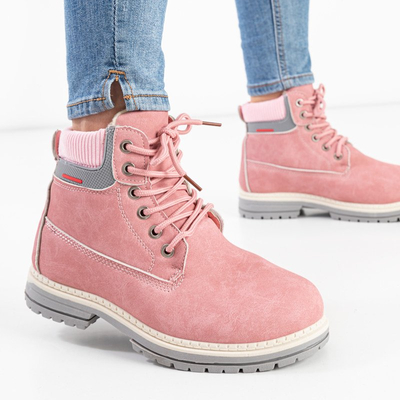 Pink women's insulated trappers Triniti - Footwear