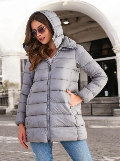 Royalfashion Women's quilted winter jacket