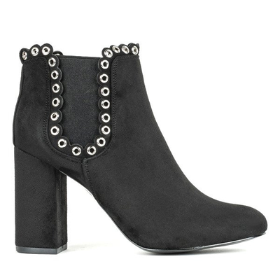 Black boots on a higher Cranlae post - Footwear 1