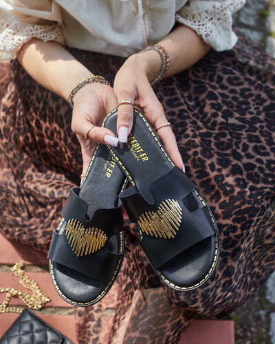 Royalfashion Sieviešu džeguniņas Ortyca ar plakanu zoli