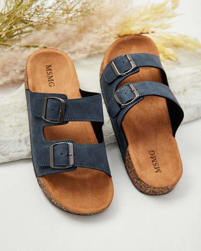 Royalfashion Men's flip-flops with buckles Foumyn