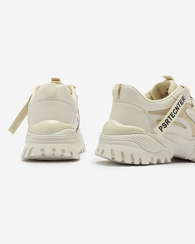 Bēšas krāsas sieviešu sporta apavi Evilpo- Footwear