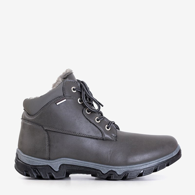 Dark gray men's trekkers Huraw - Footwear