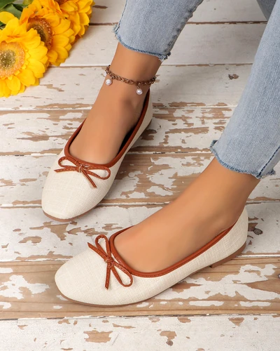 Royalfashion Женские балетки с блестками и бантом Aramie