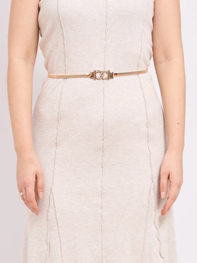 Aurelia Roma – Золотой тонкий женский металлический ремешок с декоративной пряжкой