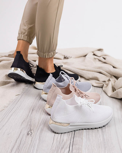 OUTLET Pink women's sports shoes Ferroni - Footwear