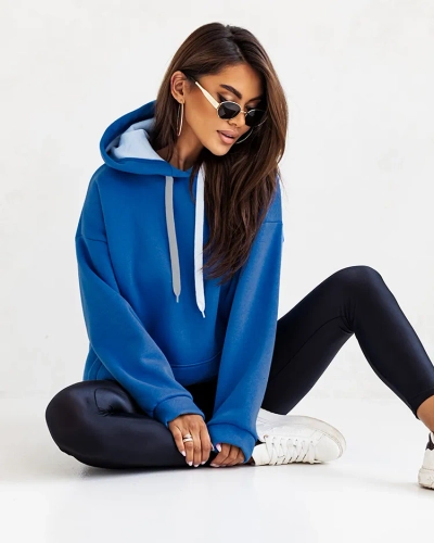 Royalfashion Sieviešu oversize jaka ar kapuci