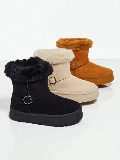 Royalfashion Women's Short Snow Boots Myrelle