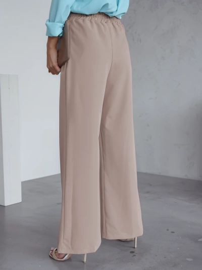 Royalfashion Wide women's trousers with crease