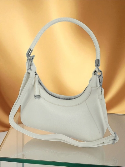 Royalfashion Small Women's Eco-Leather Handbag with Decorative Strap Lacquea