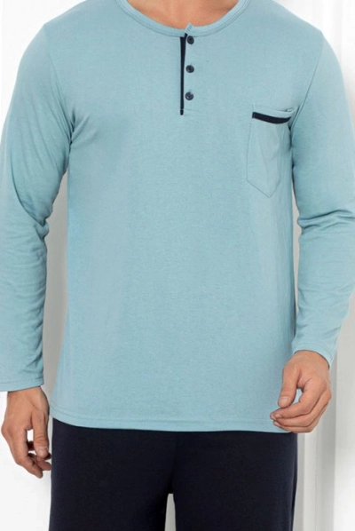 Royalfashion Cotton men's pajamas with a pocket
