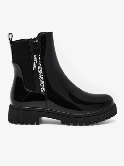 Women's Patent Ankle Boots Somaliane