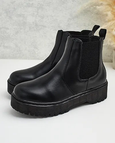 Royalfashion Sieviešu eko ādas Movitas zābaki