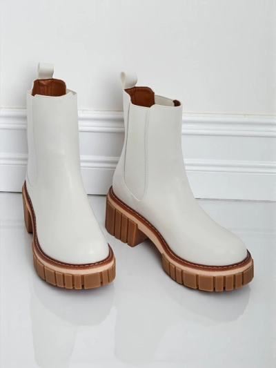 Amber Walk Ankle Boots with Block Heels Made of Eco Nubuck