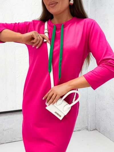 Royalfashion Sieviešu kokvilnas auduma mini kleita