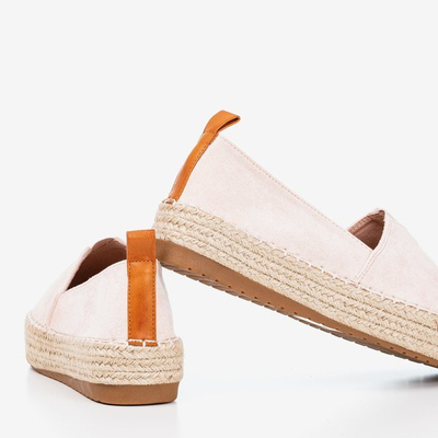 Light pink espadrilles on the Umox platform - Footwear 1