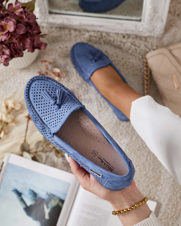 Royalfashion Women's openwork moccasins Molaffa