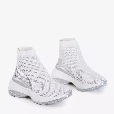 OUTLET Белые высокие спортивные туфли от Lupine - Обувь