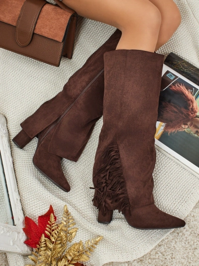 Women's Eco Suede Boots with Upper Rimolea