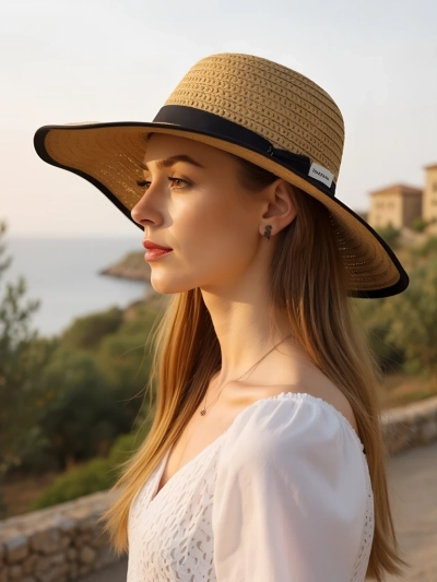 Royalfashion Sieviešu salmu cepure Fiora