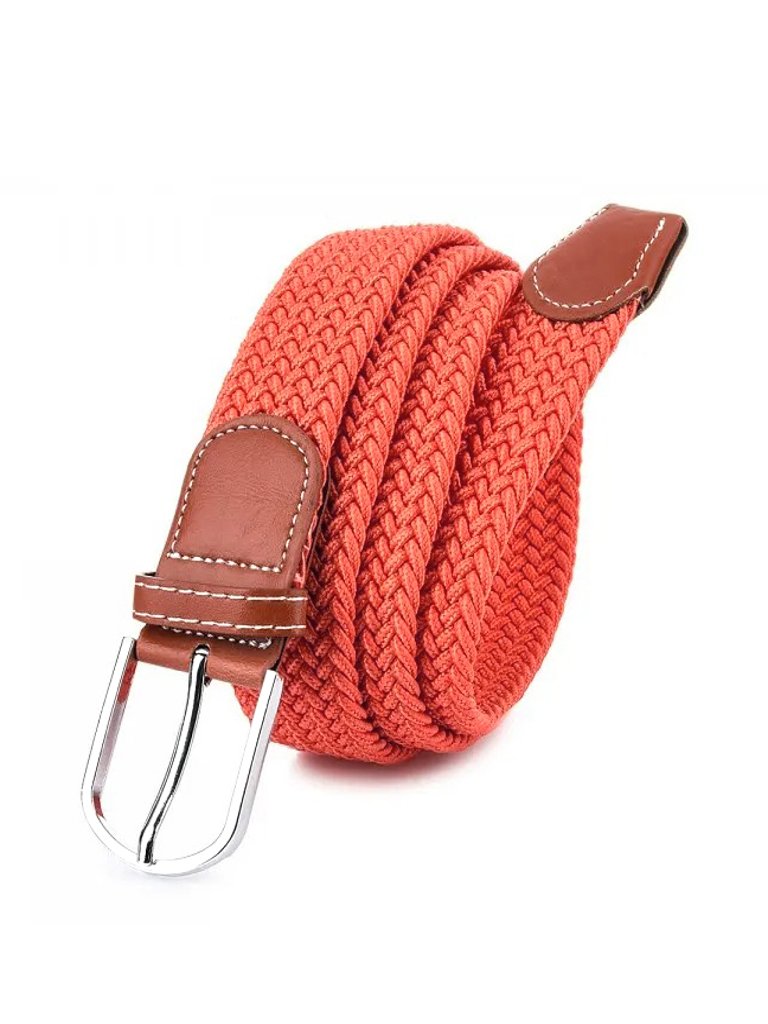 Royalfashion Women's braided belt for trousers