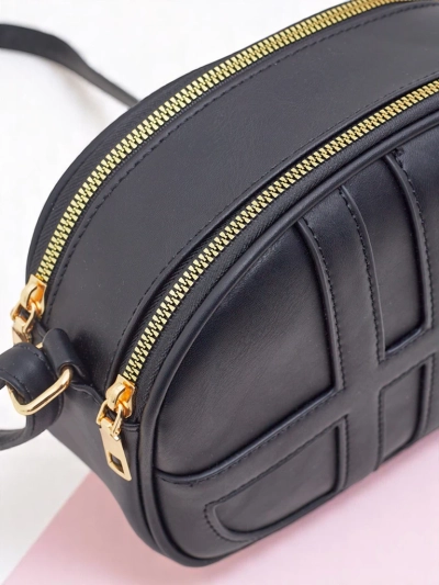 Royalfashion Small round women's handbag made of eco leather Riva Circle