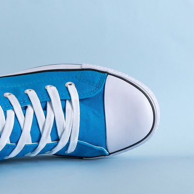 Men's blue Skarle high sneakers - Footwear