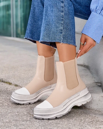 Royalfashion Women's Slip-on Boots Anerr