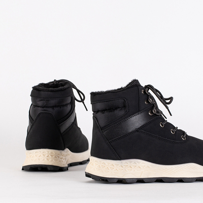 Black men's Nuok insulated boots - Footwear