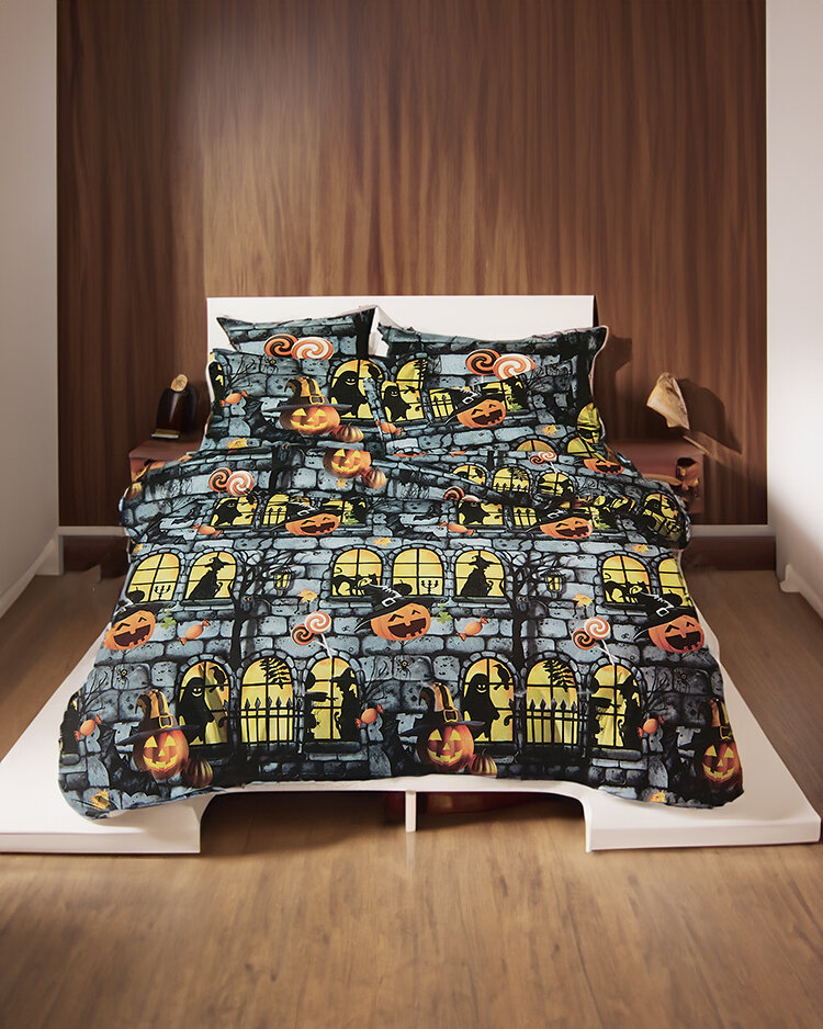 Royalfashion Patterned bedding 160x200 set of 3 PARTS