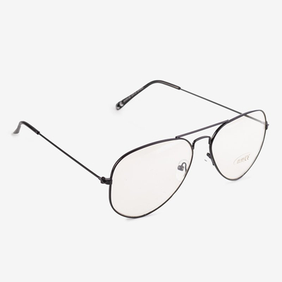 Black-rimmed transparent sunglasses - Eyewear