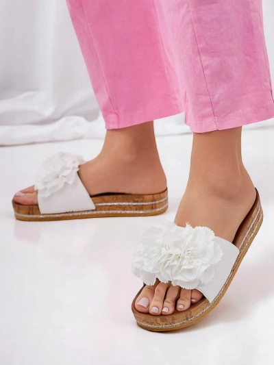 Женские ш slippers Royalfashion с цветами Focce