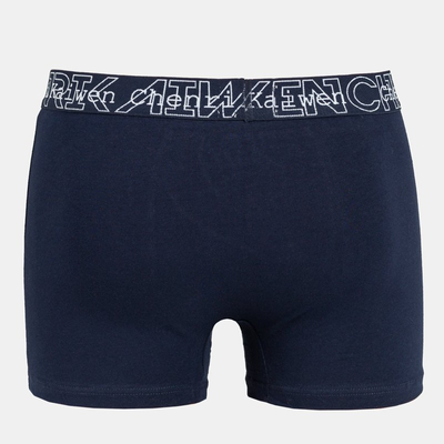 Темно-синие мужские шорты с надписями