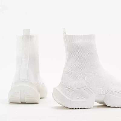 OUTLET Gohi Sieviešu White High Trenažieri - Apavi