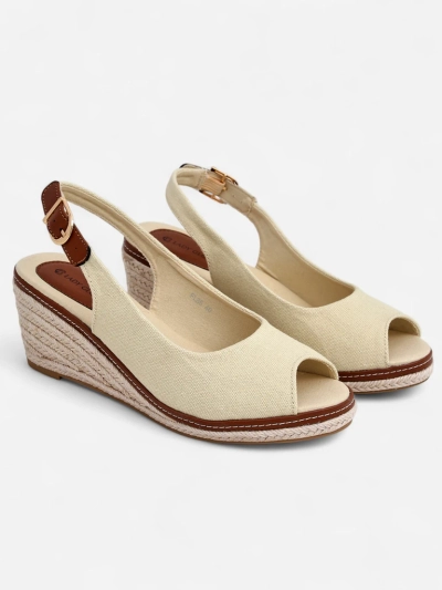 Royalfashion Women's wedge sandals open toe Tafenis