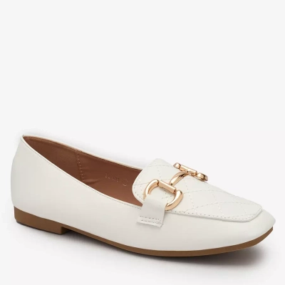 Royalfashion Balti dvieļu dvieļu dvieļu mokasīni ar zelta rotājumiem Wetifa