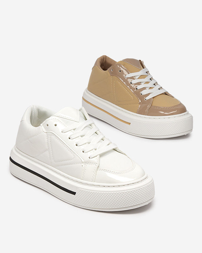 Smaqo baltas sieviešu sporta kedas - Apavi