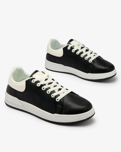 Royalfashion Black and white women's sports shoes Classic Vibes