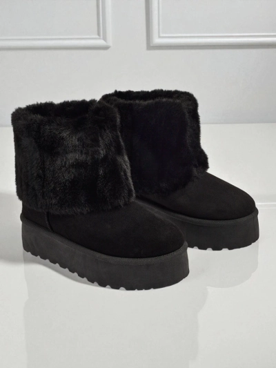 Women's snow-style boots with fur Irelle
