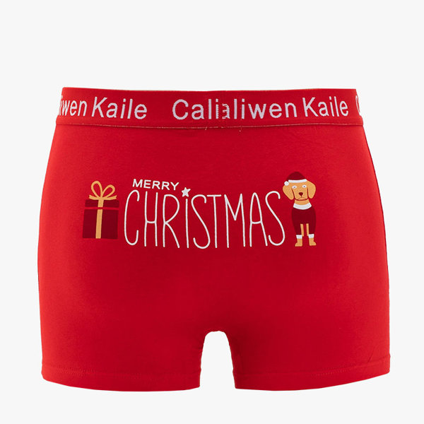 Red men's boxer shorts - Underwear