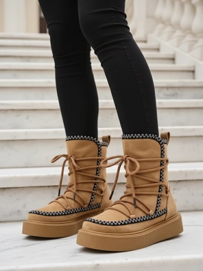 Royalfashion Women's lace-up snow boots Siozi
