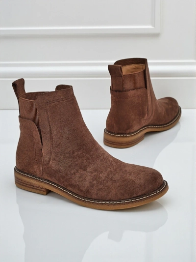 Women's Chelsea-style ankle boots made of eco-suede Veysi