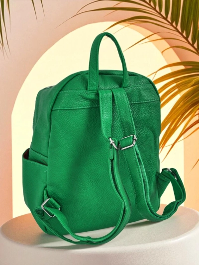 AURELIA Verde women's backpack eco-leather A4 Królewska Moda