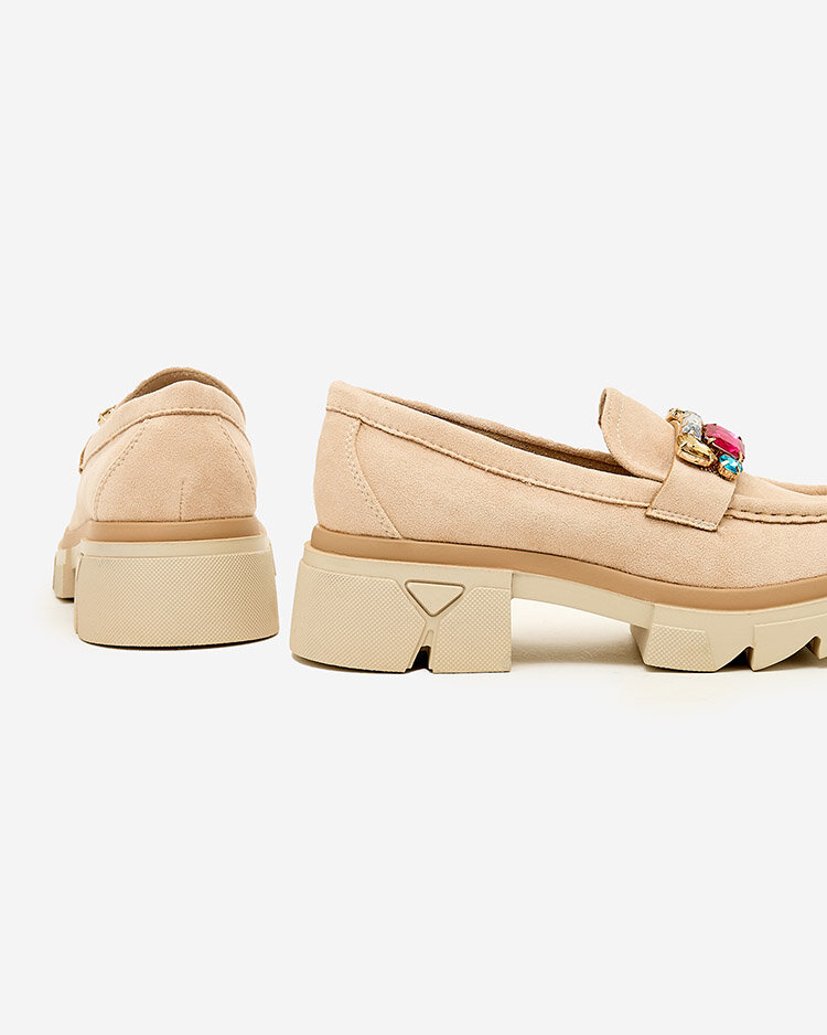 Royalfashion Mokasīni ar krāsainiem akmentiņiem Sariner