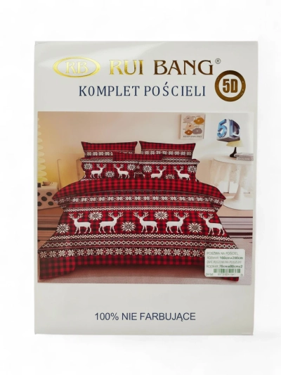 Royalfashion Christmas Bedding Set 160x200 3-PIECE